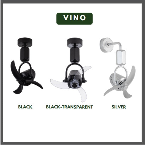 Fanco Corner Wall Fan DONO NANO VINO ceiling fan 4HOME SINGAPORE - 4HOME