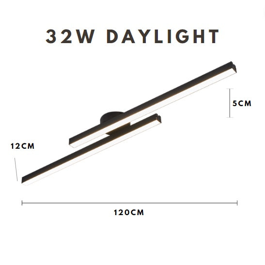 Rectangular Dual Linear Light Surface Mount Type Dining 4HOME SINGAPORE - 4HOME