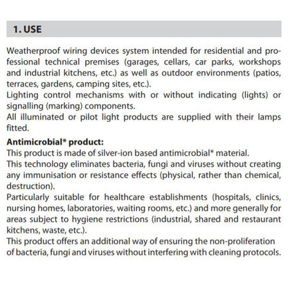 Legrand Outdoor Weatherproof Door Bell Switch 10A Waterproof 4HOME SINGAPORE - 4HOME