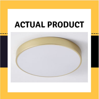 24W 36W Nordic LED Ceiling Light Minimal Ceiling Light Gold Design- Daylight Warm White Tri-tone Macaron 4HOME SINGAPORE - 4HOME