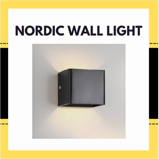 Nordic Wall Light 5W Minimalist Bedside Staircase Lighting 4HOME SINGAPORE - 4HOME