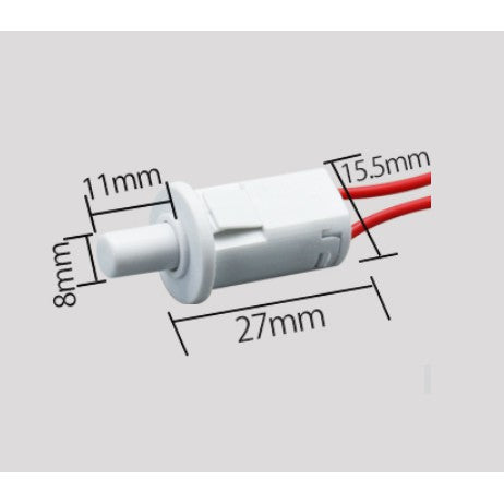 [SG Local Seller] Cabinet Wardrobe Mini On Off Light Switch Casement Sliding Door Switch 4HOME SINGAPORE - 4HOME
