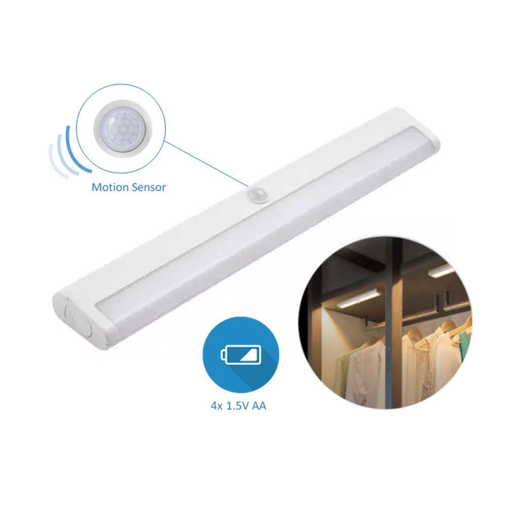 4HOME SINGAPORE Motion Sensor Cabinet Light Lighting for Closet Battery Operated - 4HOME