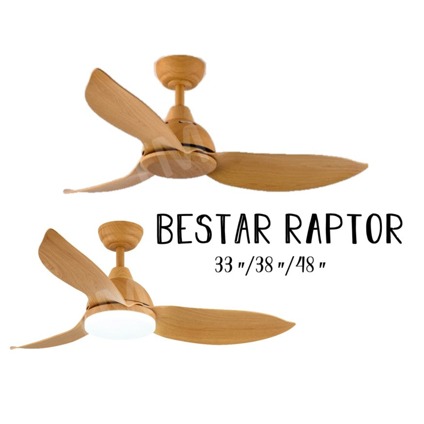 [Installation] Bestar Raptor Ceiling Fan with 24W LED Light 33inch 38inch 48inch 33" 38" 48" 4HOME SINGAPORE - 4HOME
