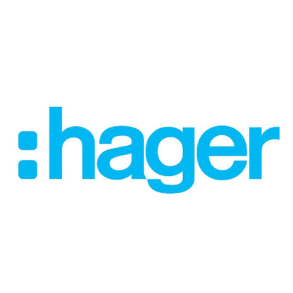 Hager Door Bell Switch White with Bell Logo 4HOME SINGAPORE - 4HOME