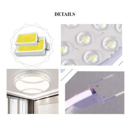 [Bundle of 3] LED Upgraded Ceiling Replacement Light Magnetic Light Plate Magnet 24W 36W 4HOME SINGAPORE - 4HOME