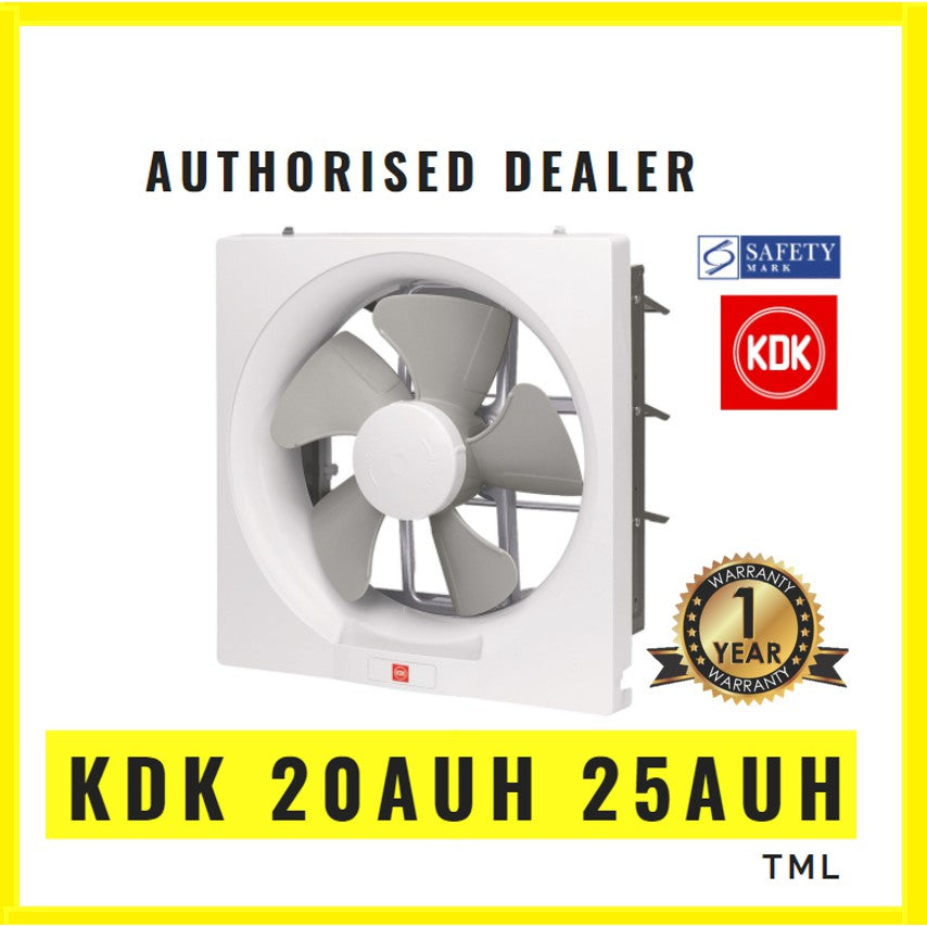 KDK 20AUA 25AUA 30AUA 20AUH 25AUH 30AUH Exhaust Fan Wall Mount Ventilation Fan 20 25 30 AUH 4HOME SINGAPORE - 4HOME