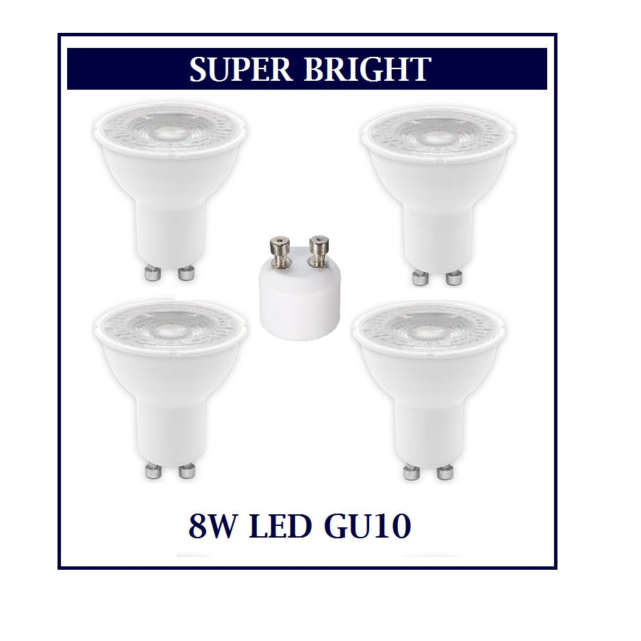 [Bundle of 4] 240V 7W 8W GU10 LED Bulb (3000K 4000K 6500K) 4HOME SINGAPORE - 4HOME