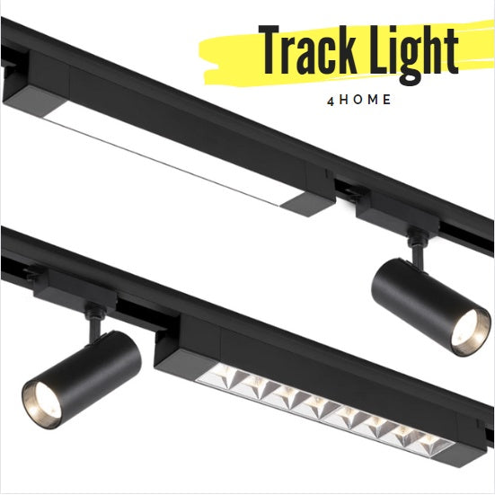 Linear Track Light Flood Light Diffuser Plug and Play 20W 4HOME SINGAPORE - 4HOME