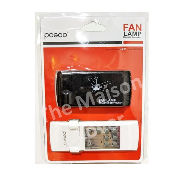 [SG Local Seller] Posco Universal Remote Control for Ceiling Fan Posco Peak 4HOME SINGAPORE - 4HOME