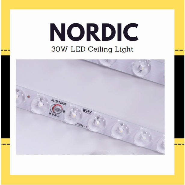 4HOME SINGAPORE 30W Nordic LED Ceiling Light Cloud Design- Daylight Kids Children Room - 4HOME