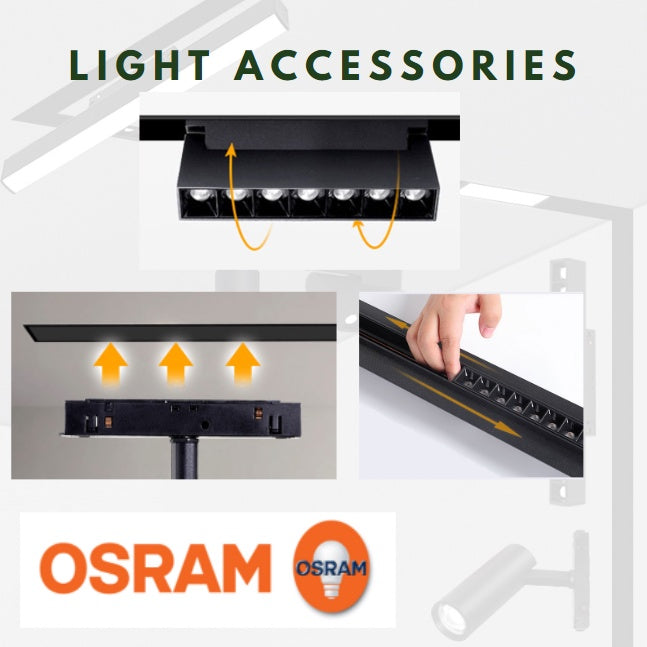 Tri-Tone RGB M20 Magnetic Track Light System 4HOME SINGAPORE - 4HOME