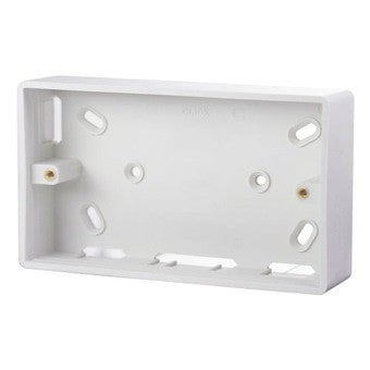 [Bundle of 4] 2Gang 1Gang Switch Socket Surface Mounting Box Standard Size White 4HOME SINGAPORE - 4HOME