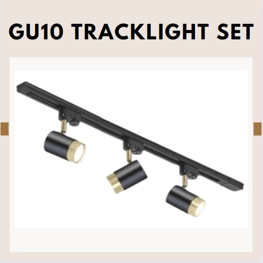 White Gold Black Gold GU10 Track Light 4HOME SINGAPORE - 4HOME