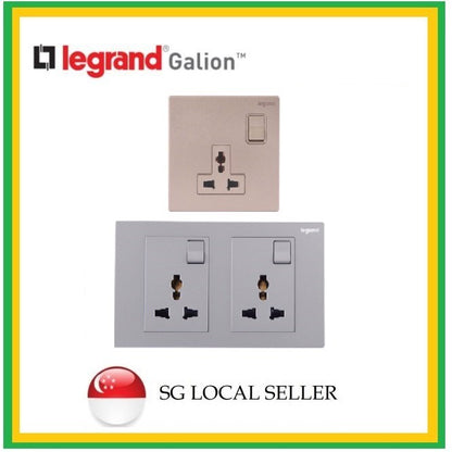 Legrand Galion Socket Champagne Rose Gold Dark Silver White 4HOME SINGAPORE - 4HOME