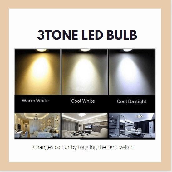 Nordic Gold Bulb Chandelier Pendant Light Tri-tone 4HOME SINGAPORE - 4HOME