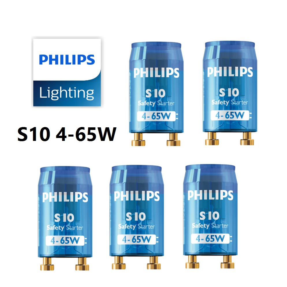 [Bundle of 5] Philips Fluorescent Tube Starter S10 S2-P 4HOME SINGAPORE - 4HOME