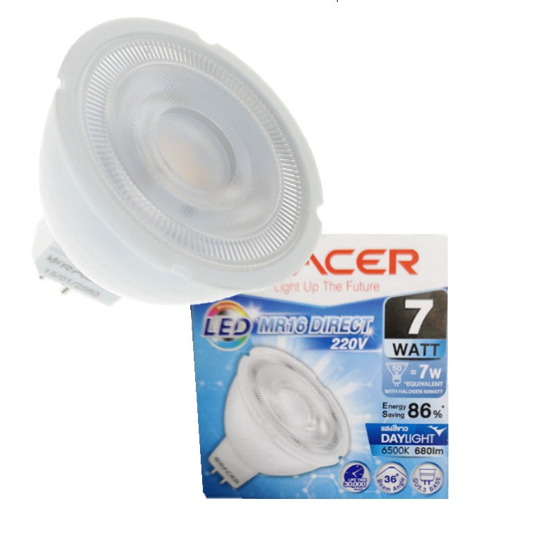 [Bundle of 4] 7W 220V-240V Direct MR16 GU5.3 LED Bulb (3000K 6500K) 4HOME SINGAPORE - 4HOME