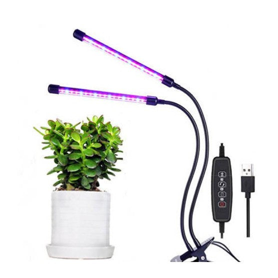 [SG Seller] Plant LED Grow Light USB Full Spectrum with Timer Indoor Hydroponic Vegetable Lamp 4HOME SINGAPORE - 4HOME