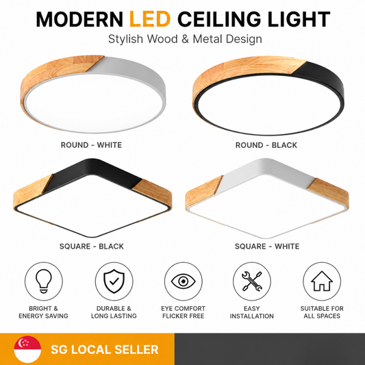 minimalist-led-ceiling-light-round-black-white