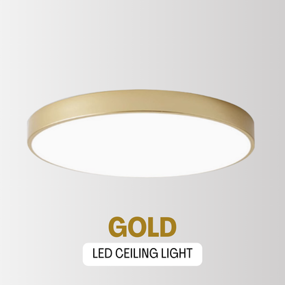 24W 36W Nordic LED Ceiling Light Minimal Ceiling Light Gold Design- Daylight Warm White Tri-tone Macaron 4HOME SINGAPORE - 4HOME