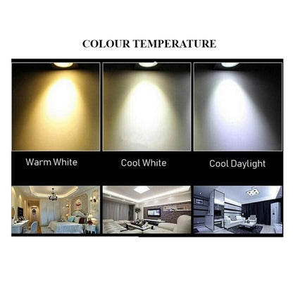 Premium Space Grey Minimalist LED Ceiling Light 36W 96W Hamburger 4HOME SINGAPORE - 4HOME