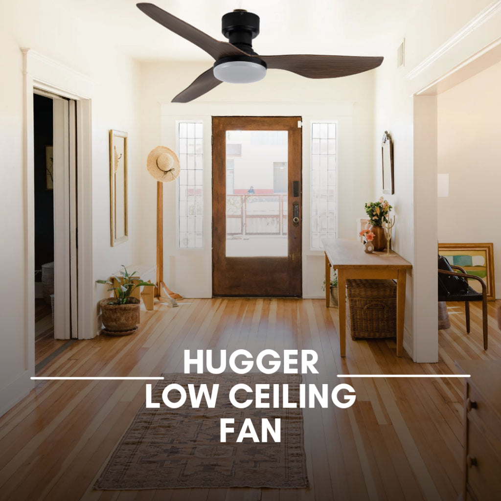Fanco Hugger Ceiling Fan 48" Low Ceiling 188 mm Short Fan Height for BTO Condo 4HOME SINGAPORE - 4HOME