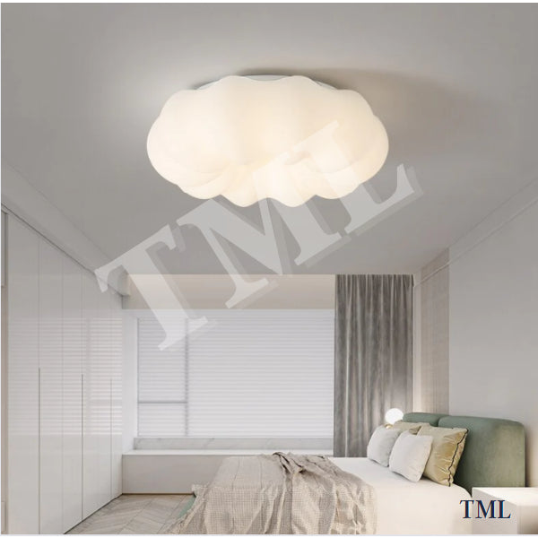 3D Fluffy Pumpkin Cloud Surface Ceiling Light 3Tone 4HOME SINGAPORE - 4HOME