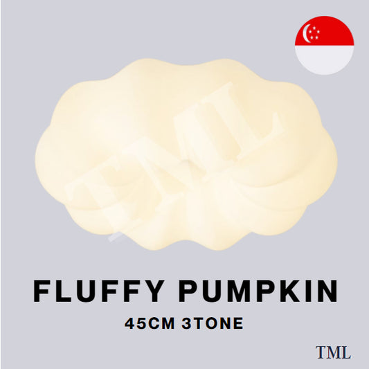 3D Fluffy Pumpkin Cloud Surface Ceiling Light 3Tone 4HOME SINGAPORE - 4HOME