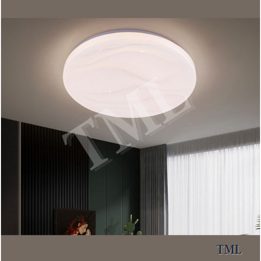 Premium Glittering Star LED Ceiling Light Tritone Hamburger 4HOME SINGAPORE - 4HOME