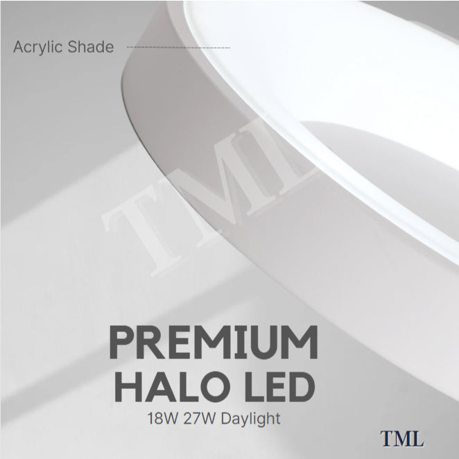 Premium LUX Halo White LED Ceiling Light Living Room Bedroom 4HOME SINGAPORE - 4HOME