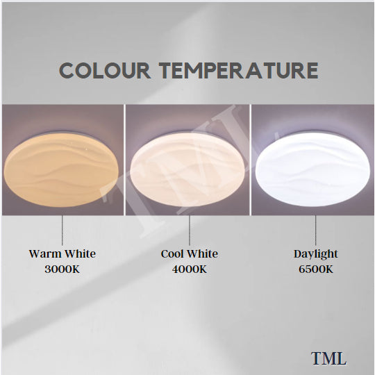 Premium Glittering Star LED Ceiling Light Tritone Hamburger 4HOME SINGAPORE - 4HOME