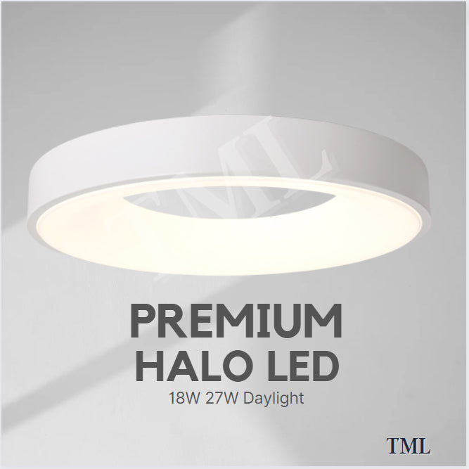 Premium LUX Halo White LED Ceiling Light Living Room Bedroom 4HOME SINGAPORE - 4HOME