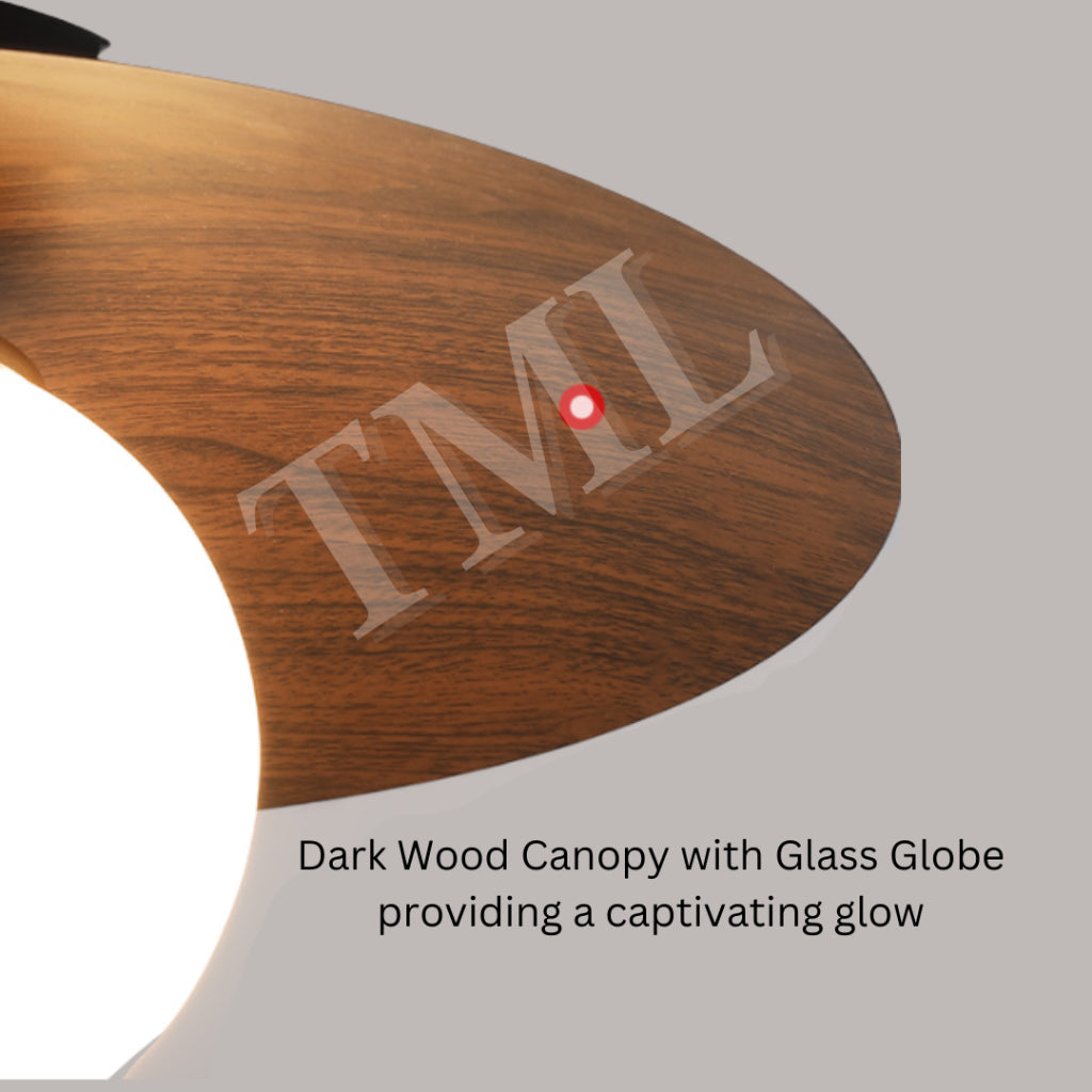 Retro Japanese Light Wood Dark Wood Saturn Globe E27 Bulb Ceiling Light Corridor Small Area 4HOME SINGAPORE - 4HOME