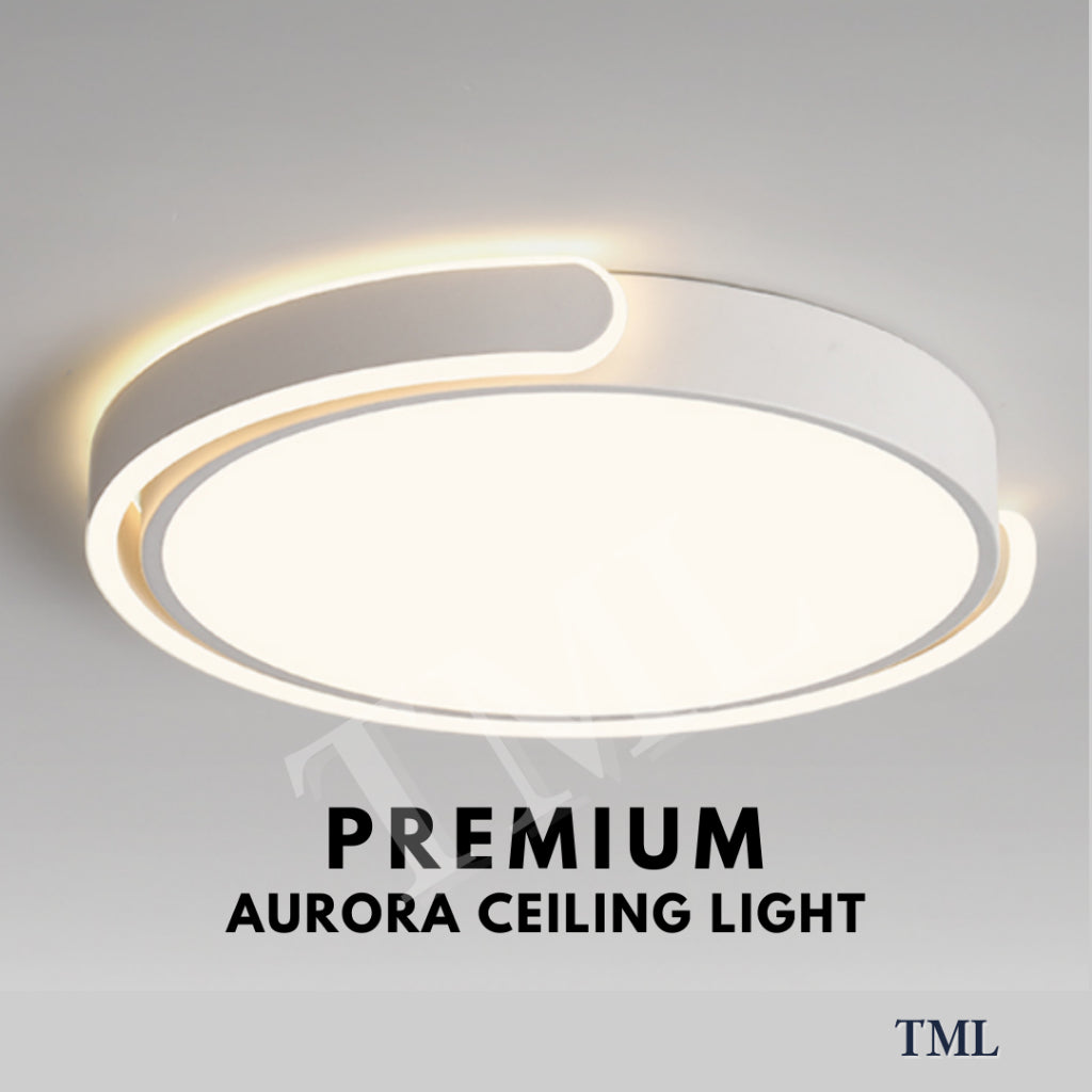 Premium LUX Aurora Ceiling Light with Side Luminance Bedroom Living Room Kitchen 4HOME SINGAPORE - 4HOME