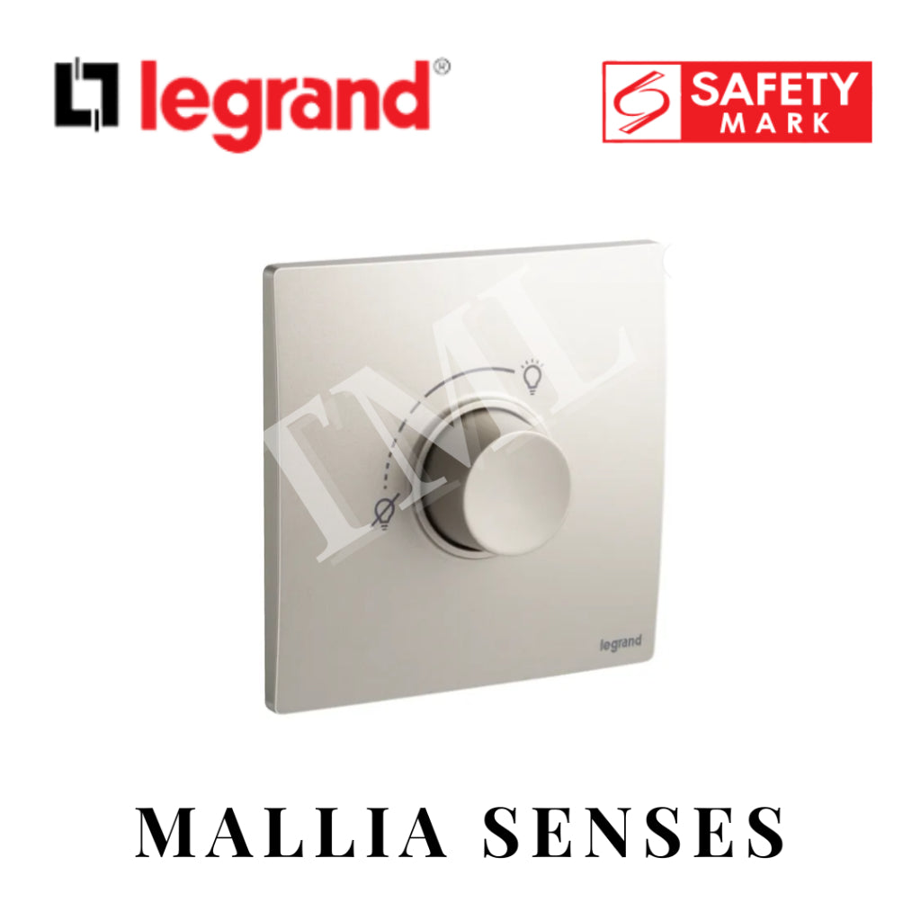 Legrand Mallia Senses Rotary dimmer - RLC+LED for Lighting 4HOME SINGAPORE - 4HOME