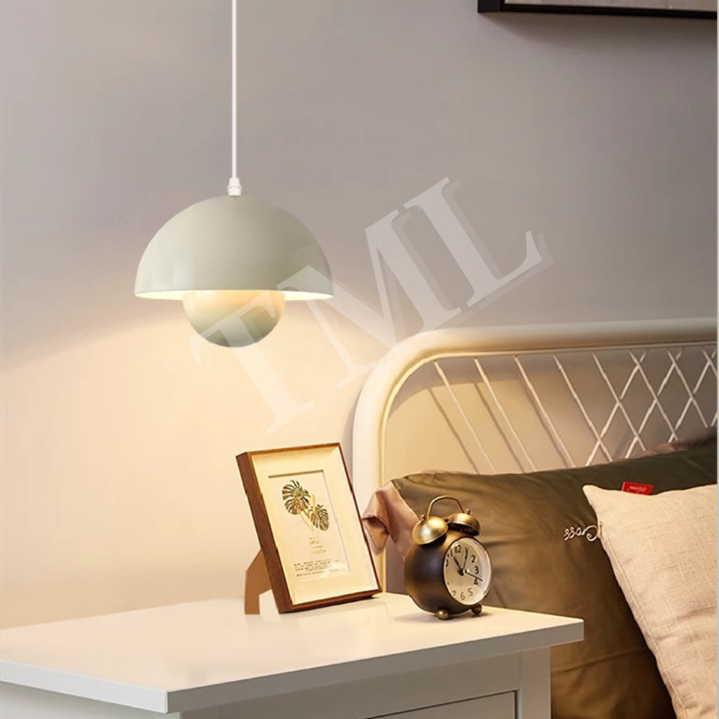 Flowerpot Suspended Pendant Light E27 Bedside Dining Light 4HOME SINGAPORE - 4HOME