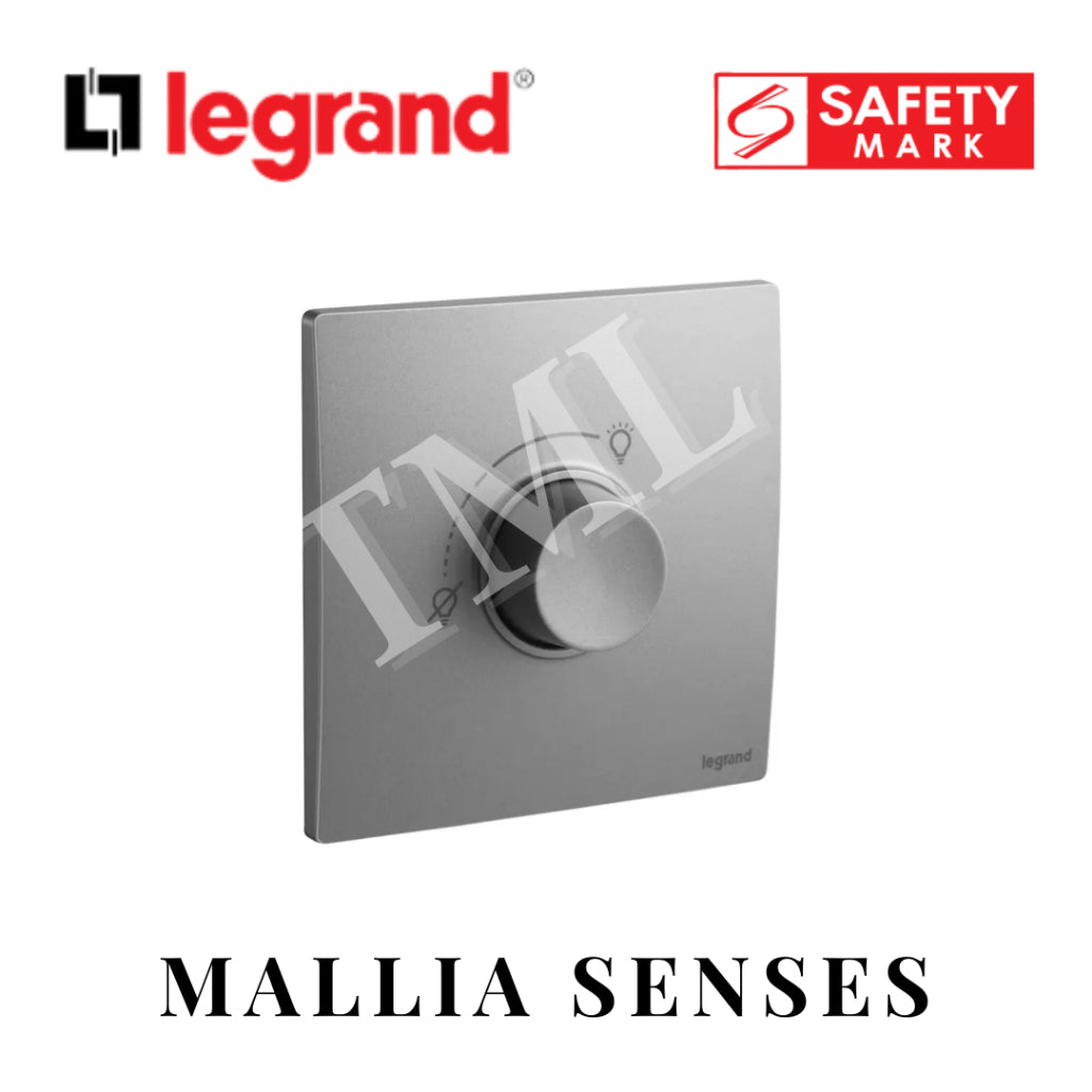 Legrand Mallia Senses Rotary dimmer - RLC+LED for Lighting 4HOME SINGAPORE - 4HOME