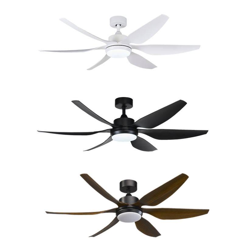 Bestar Hali DC Ceiling Fan with 24W LED Light 48" 56" 4HOME SINGAPORE - 4HOME