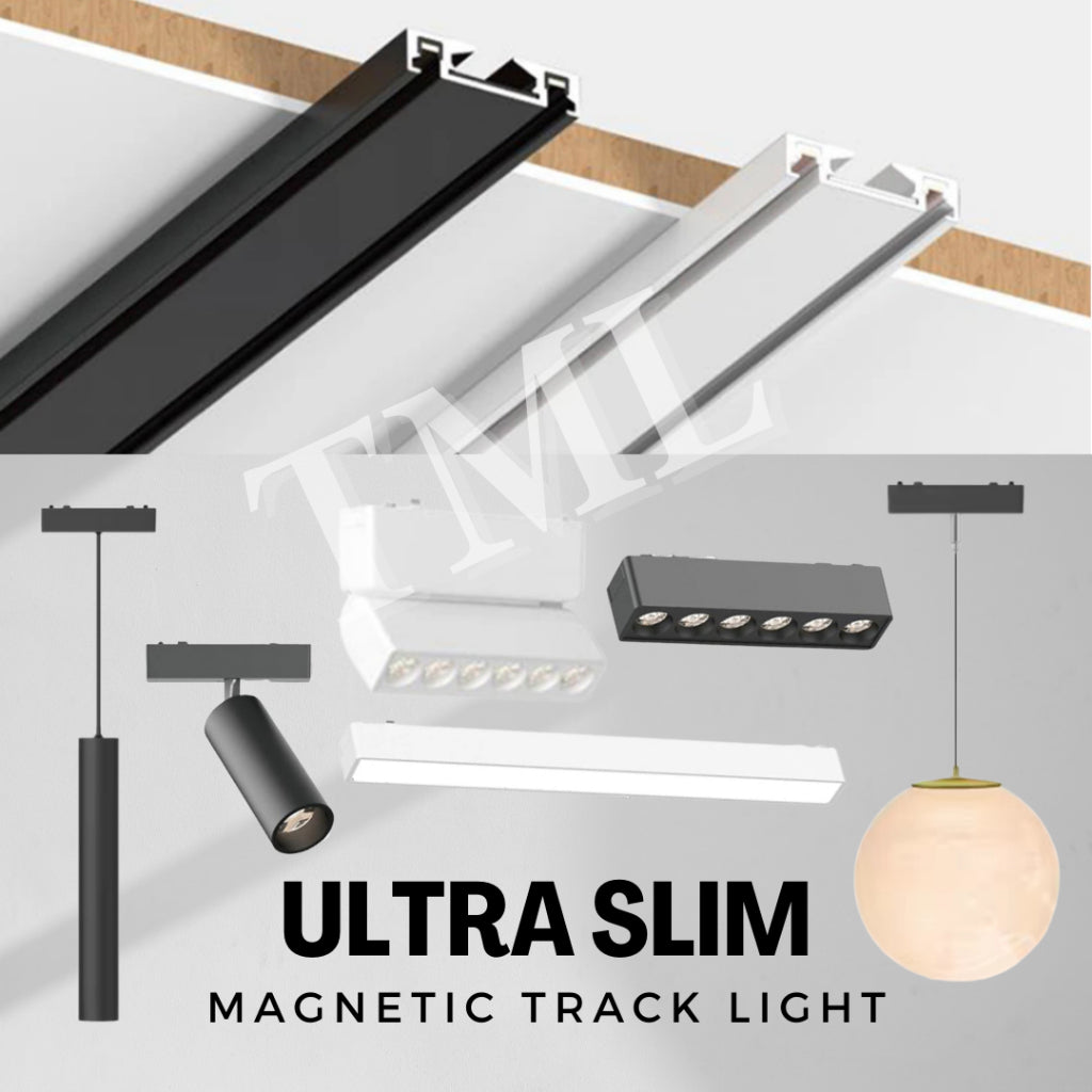 Ultra Slim Magnetic Track Light System 48V 4HOME SINGAPORE - 4HOME