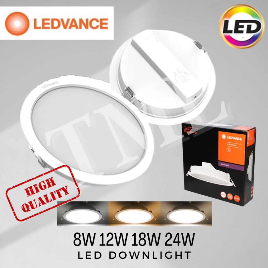 LEDVANCE Premium Led downlight 8W 12W 18W 24W 4" 5" 6" 8" ECO Gen 2 4HOME SINGAPORE - 4HOME