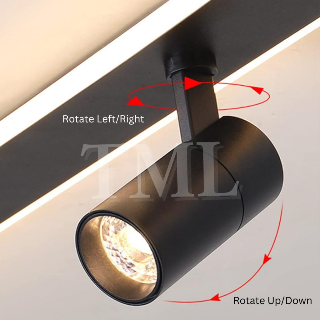 Premium Black Gold 3Head Spotlight GU10 Halo Track Light Tritone 4HOME SINGAPORE - 4HOME