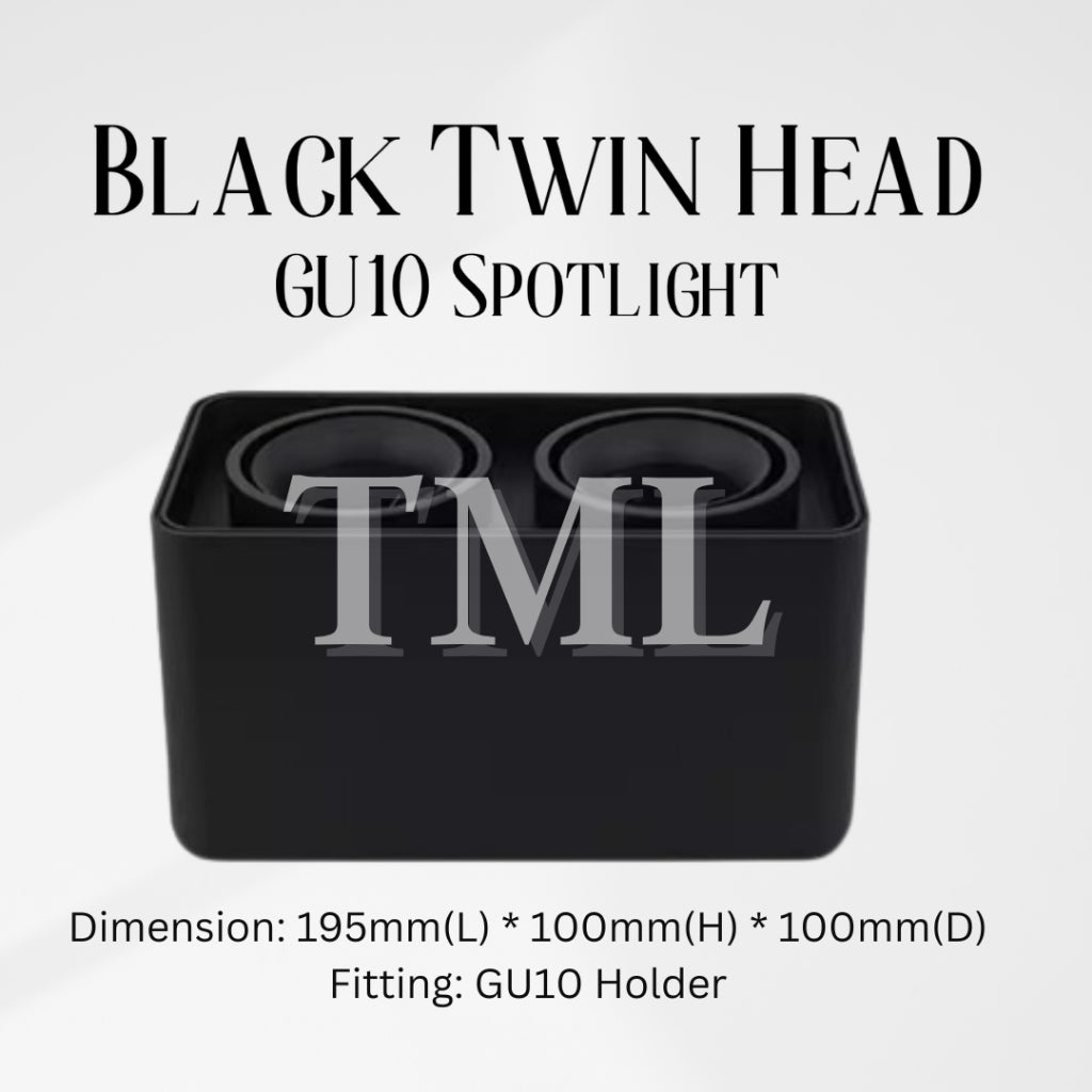 Premium 360 degree Halo Surface GU10 LED Spotlight Single Head Square Double Head Rectangular 4HOME SINGAPORE - 4HOME